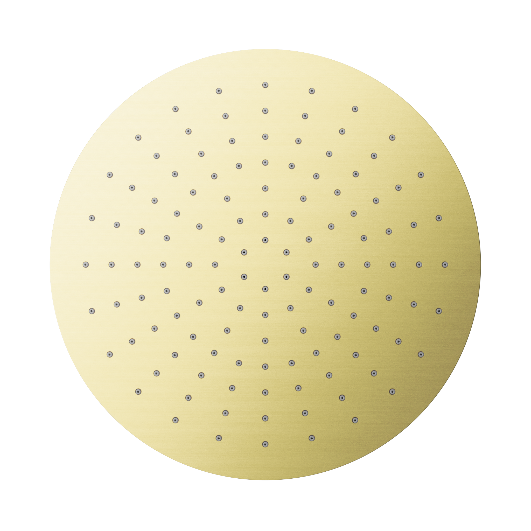 Nero 300mm Round Shower Head Brushed Gold