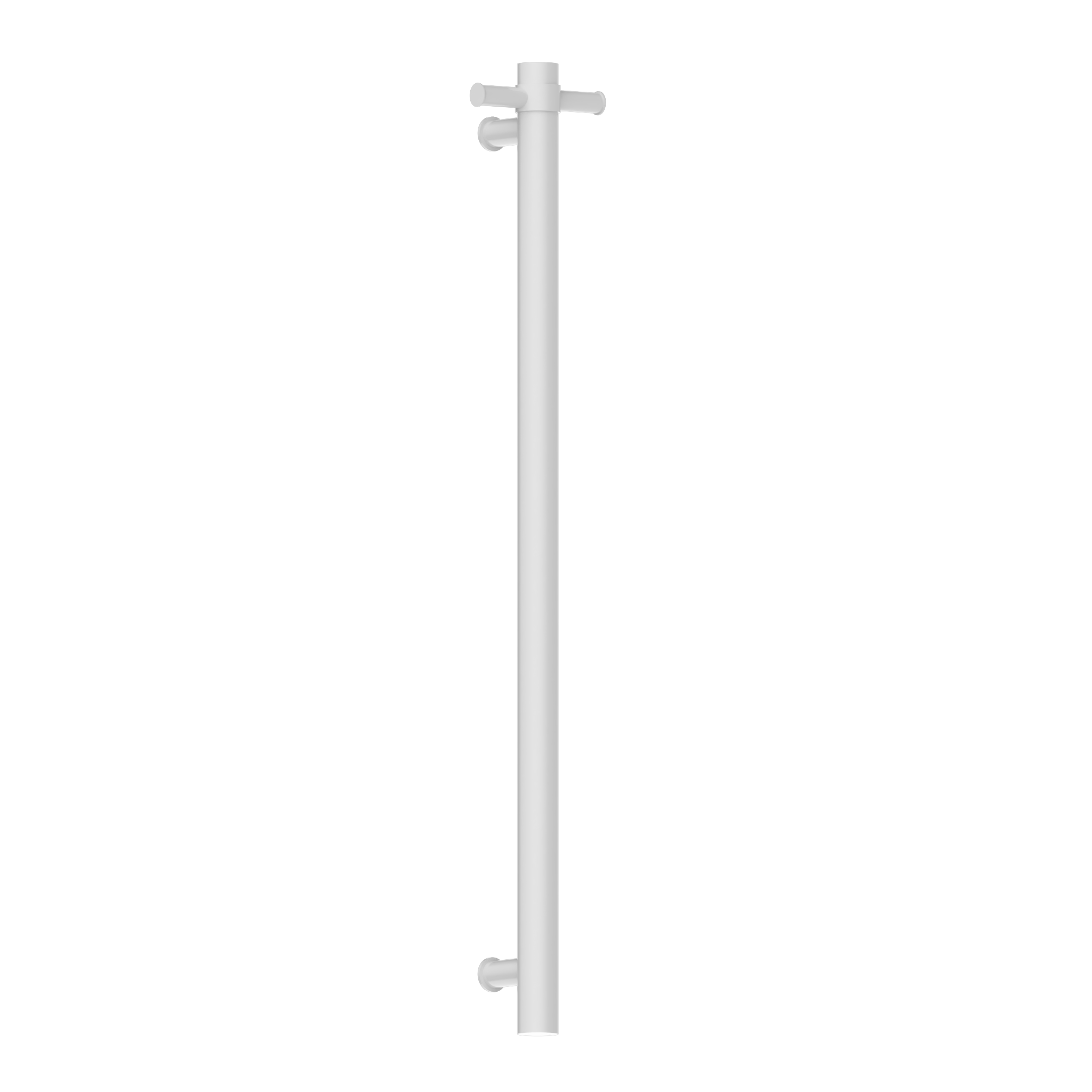 Nero Heated Vertical Towel Rail Matte White