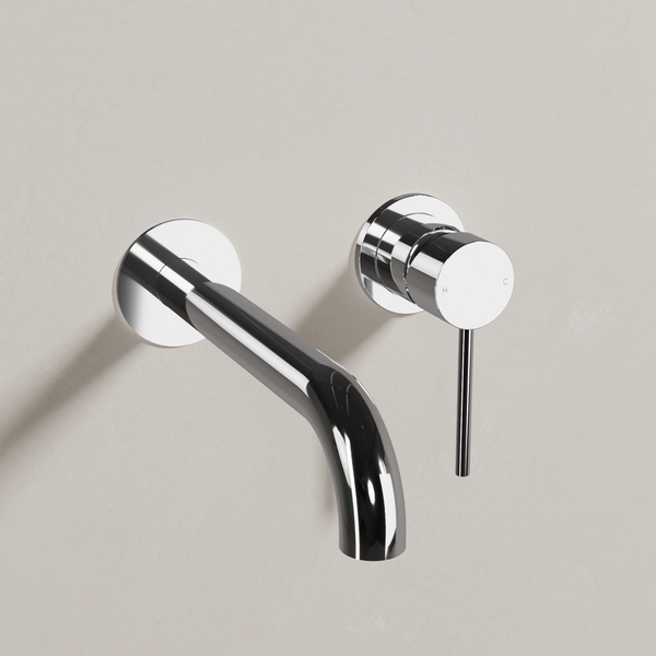 Ovia Milan Wall Bath/Basin Mixer Chrome