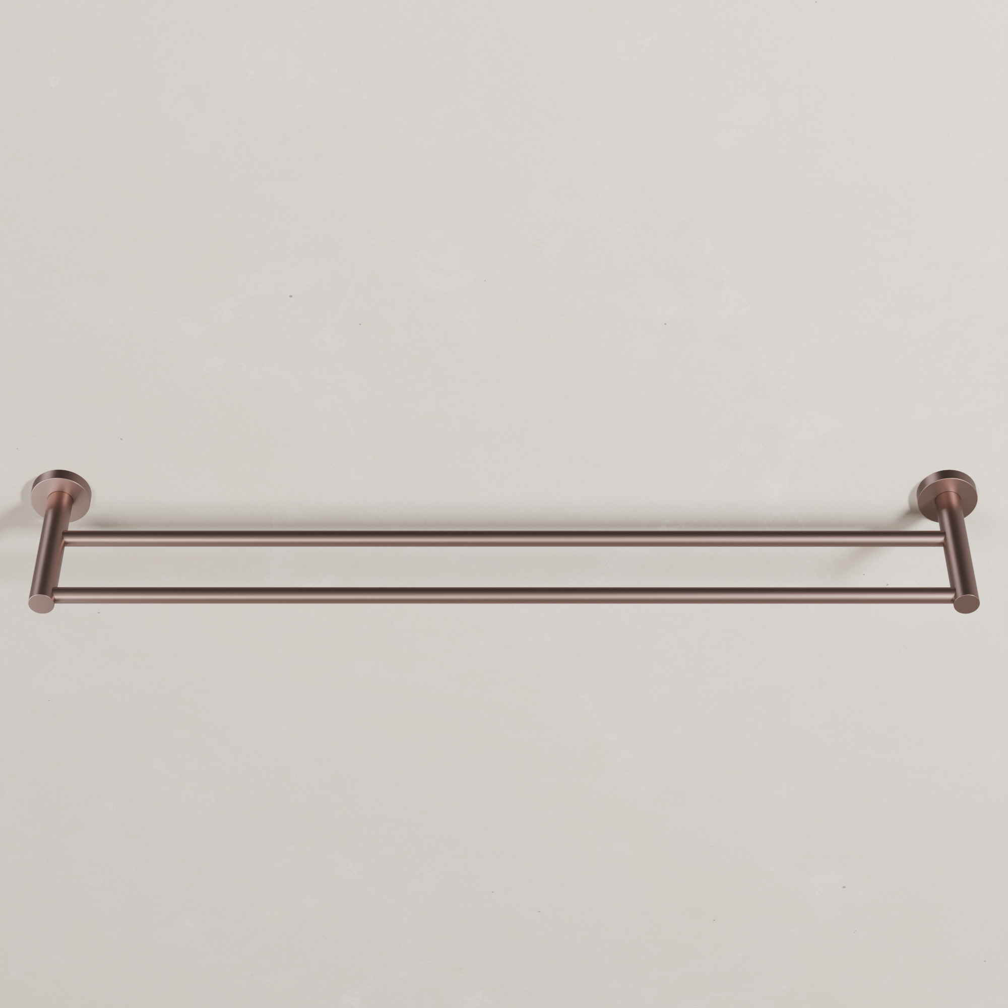 Ovia Milan 750mm Double Towel Rail in Champagne (3/5)