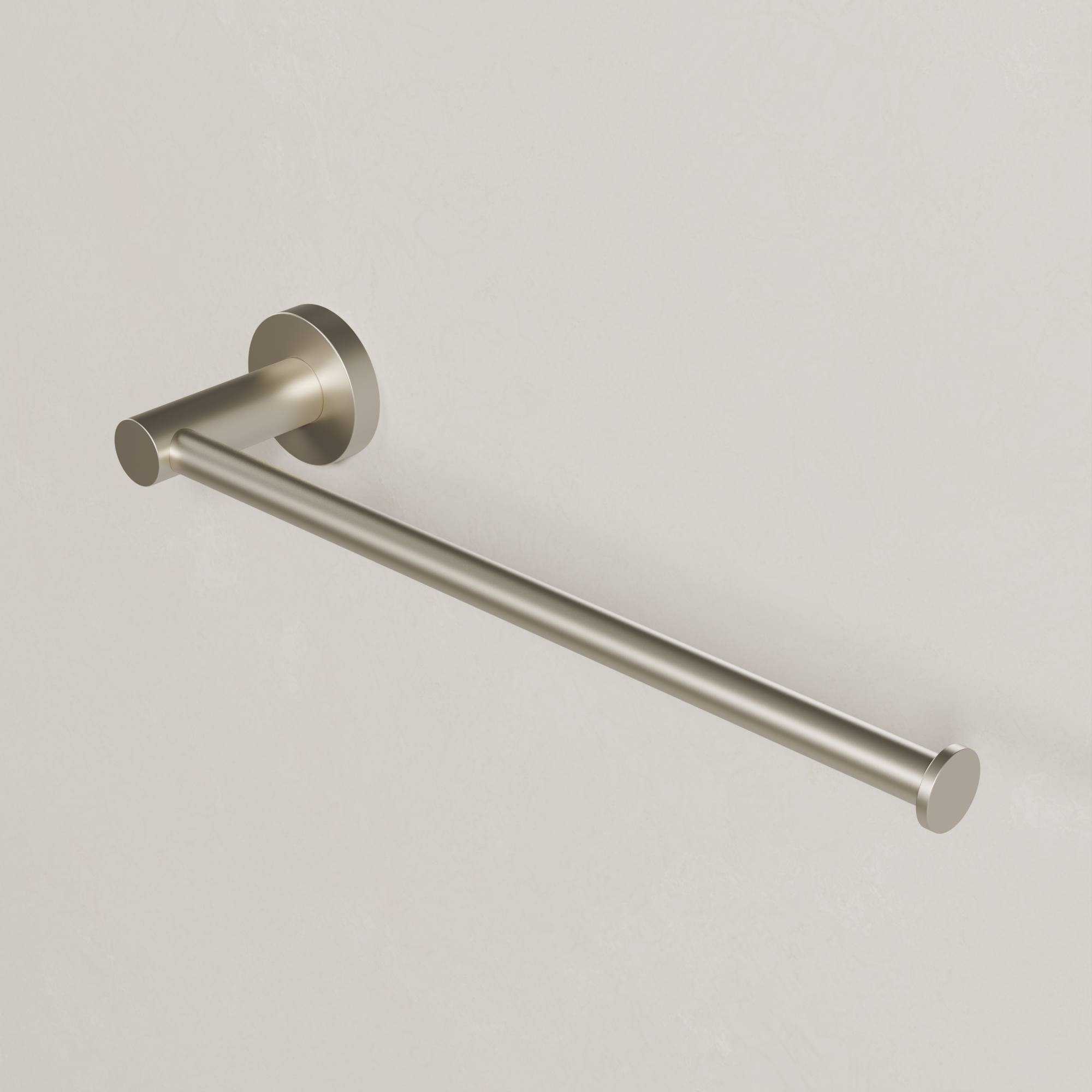 Ovia Milan Hand Towel Holder in Brushed Nickel (2/5)