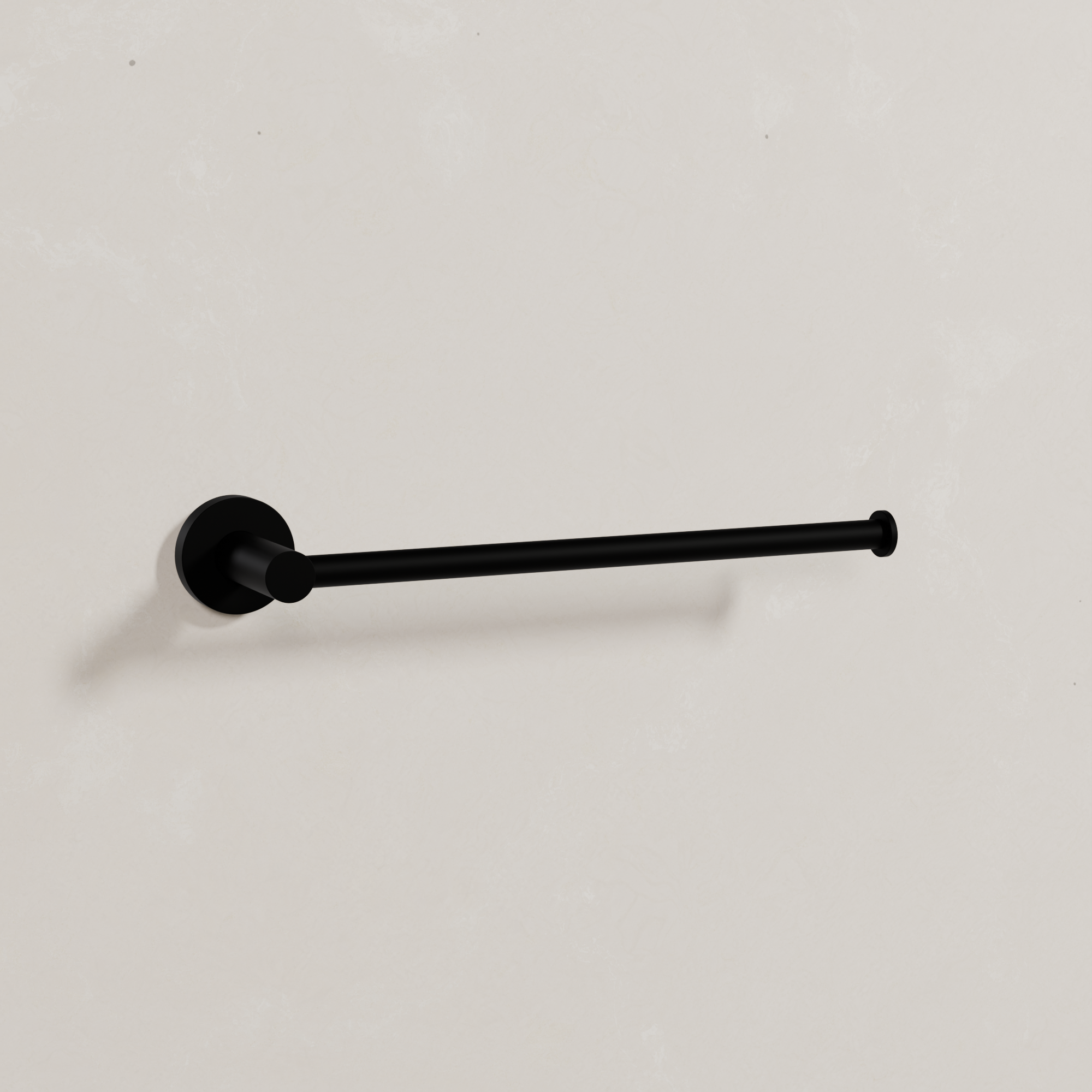 Ovia Milan Hand Towel Holder in Matte Black (1/5)