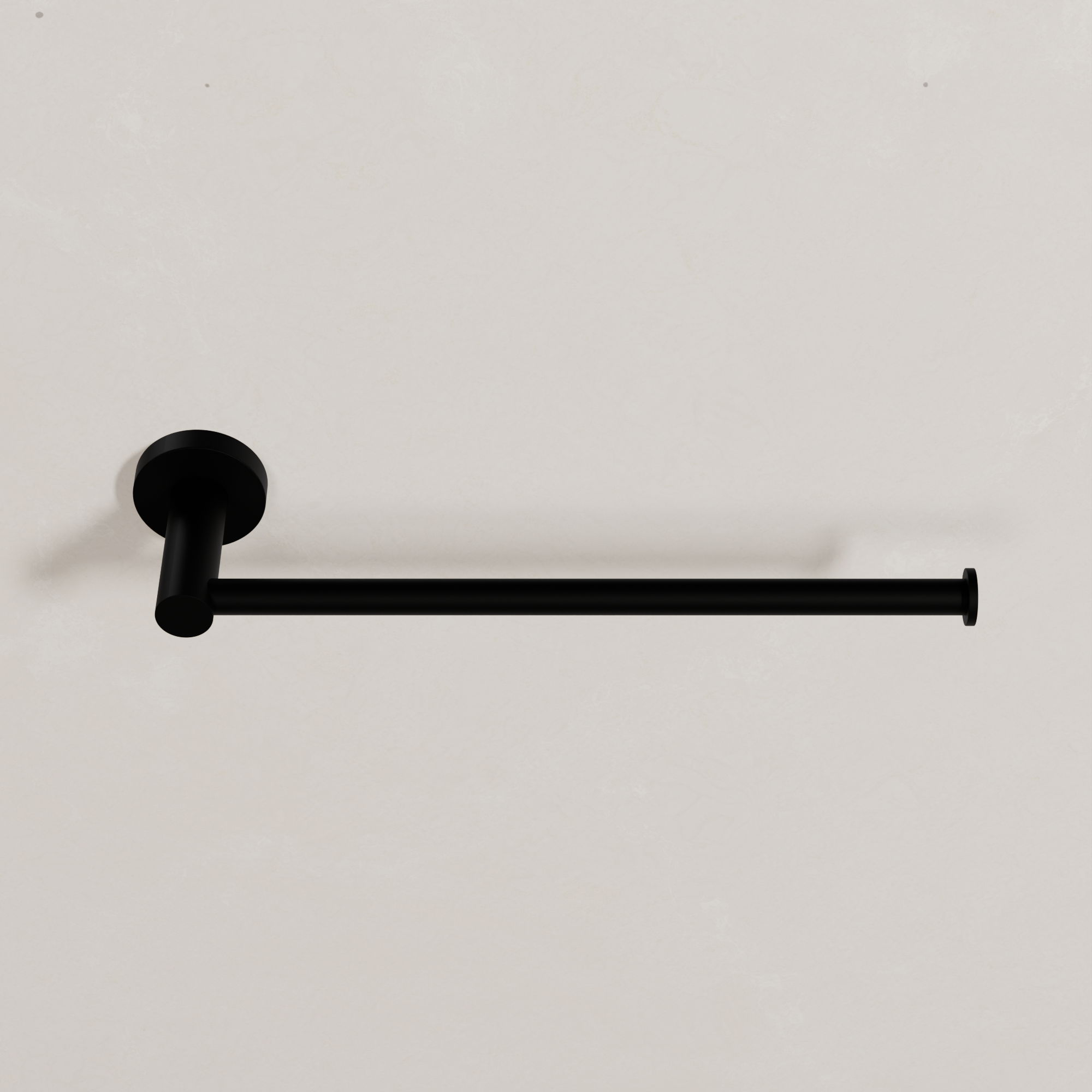 Ovia Milan Hand Towel Holder in Matte Black (3/5)