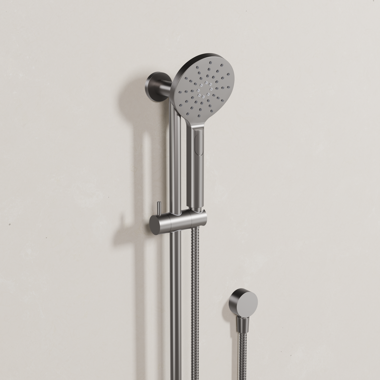 Ovia Milan Rail Shower in Gun Metal (3/3)