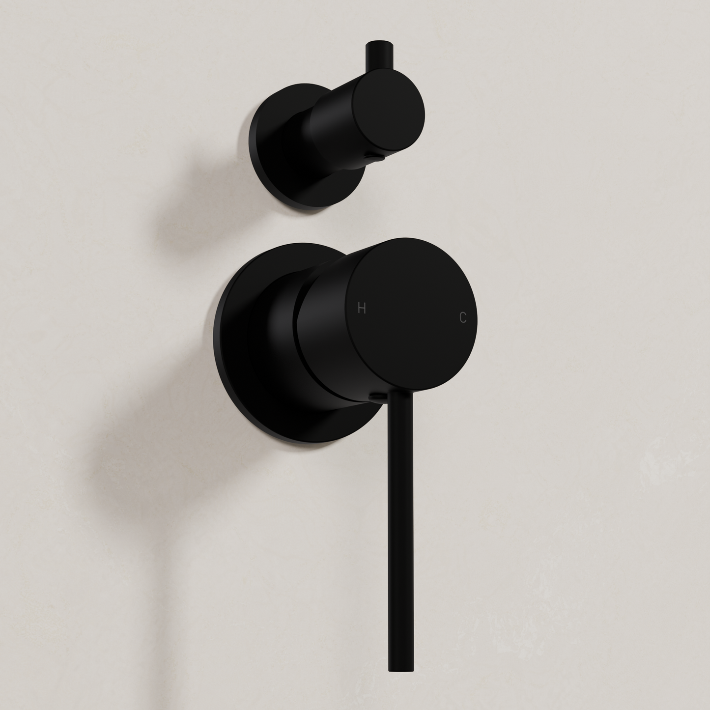 Ovia Milan Shower Mixer with Diverter Matte Black