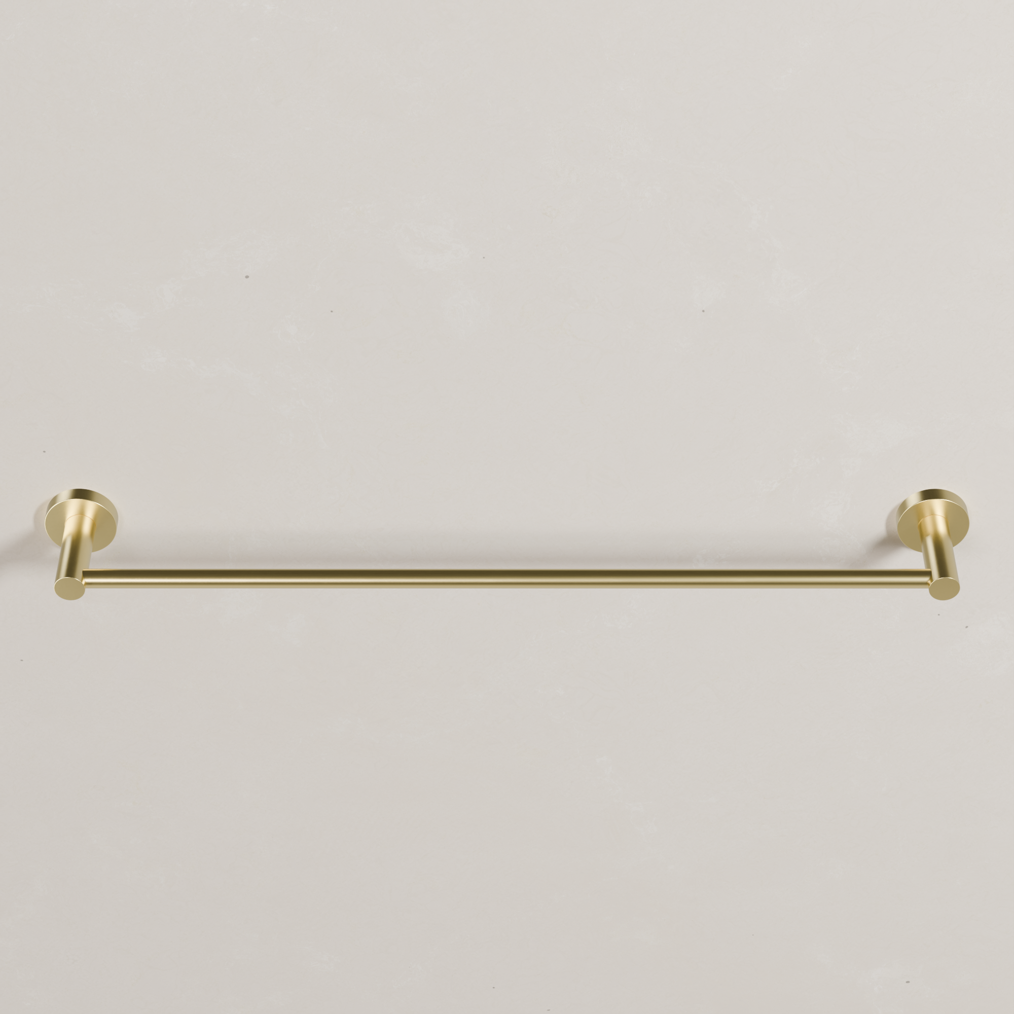 Ovia Milan 600mm Single Towel Rail in Brushed Gold (3/5)