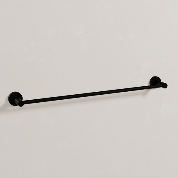 Ovia Milan 600 Single Towel Rail Matte Black