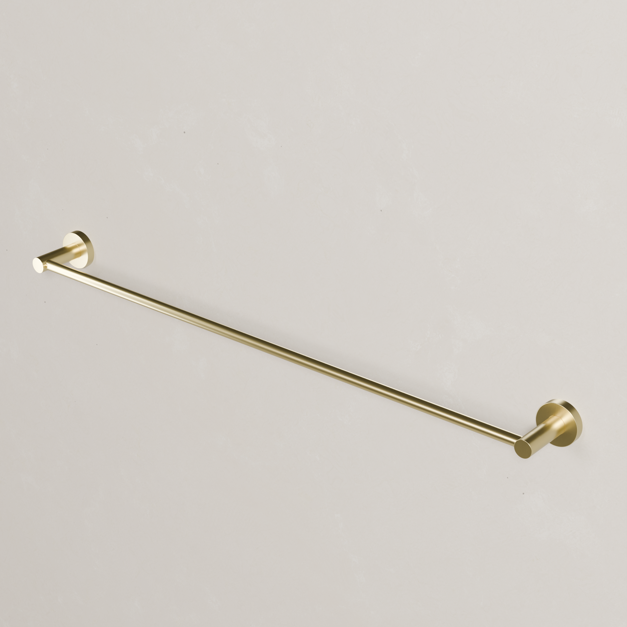 Ovia Milan 750mm Single Towel Rail in Brushed Gold (2/5)