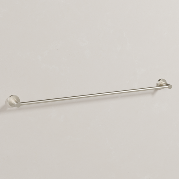 Ovia Milan 750 Single Towel Rail Brushed Nickel