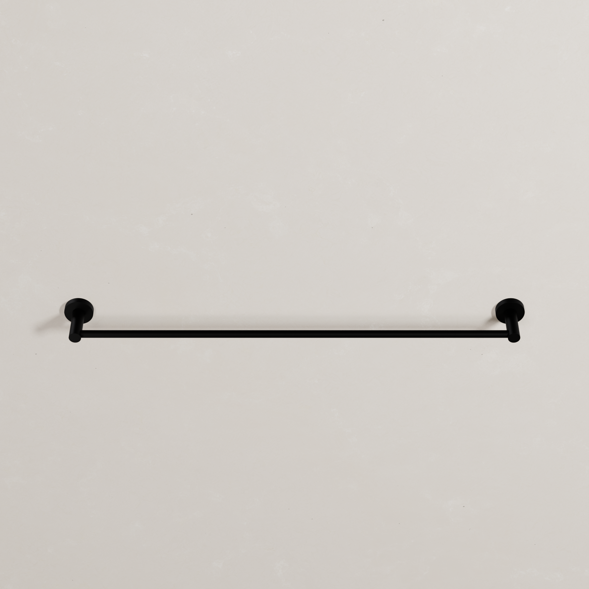 Ovia Milan 750mm Single Towel Rail in Matte Black (3/5)