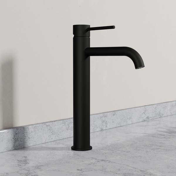 Ovia Milan Tall Basin Mixer Matte Black