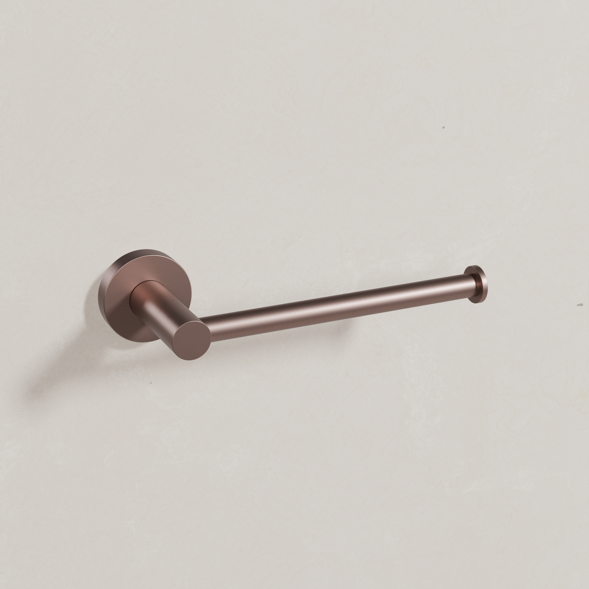 Ovia Milan Toilet Roll Holder in Champagne (1/3)