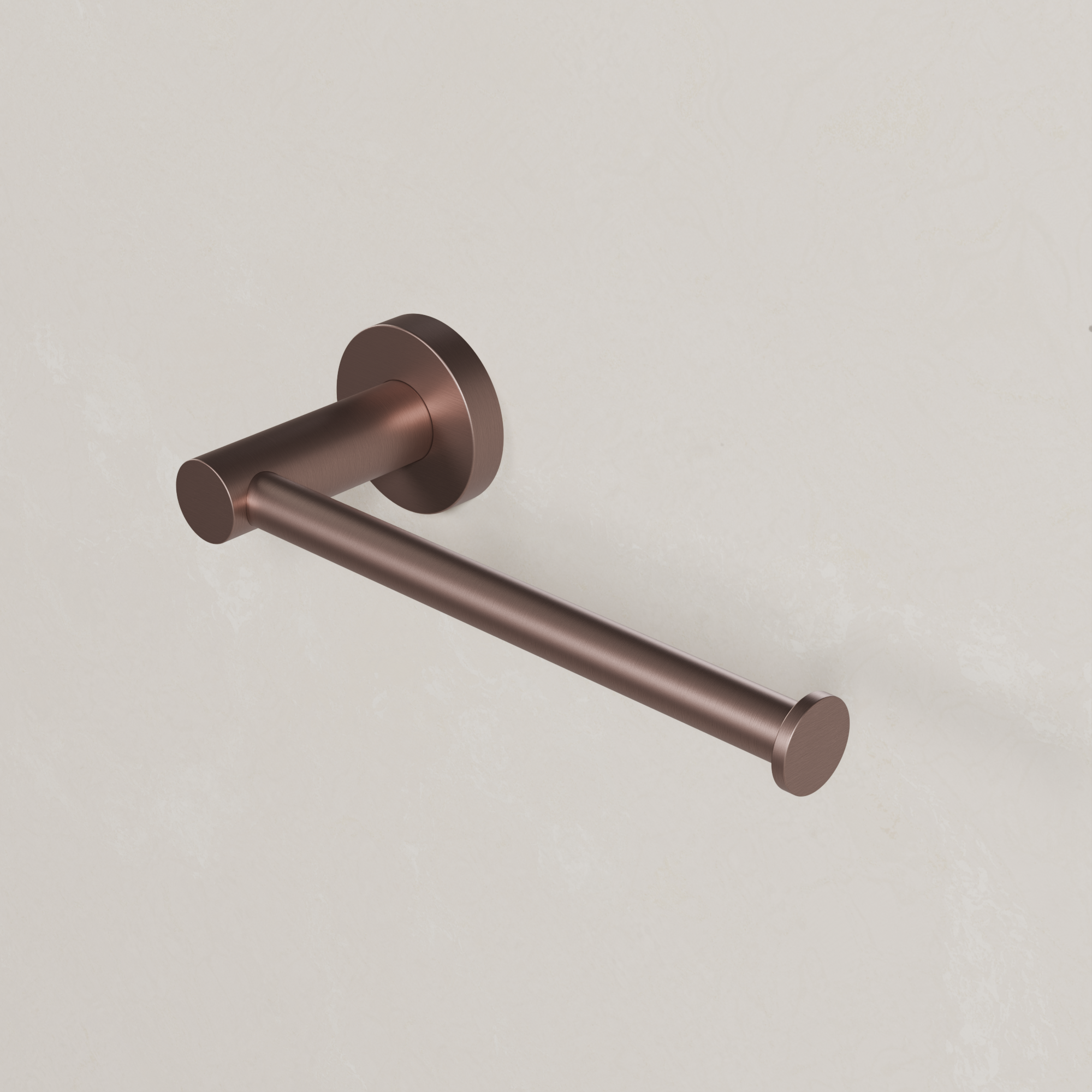 Ovia Milan Toilet Roll Holder in Champagne (2/3)