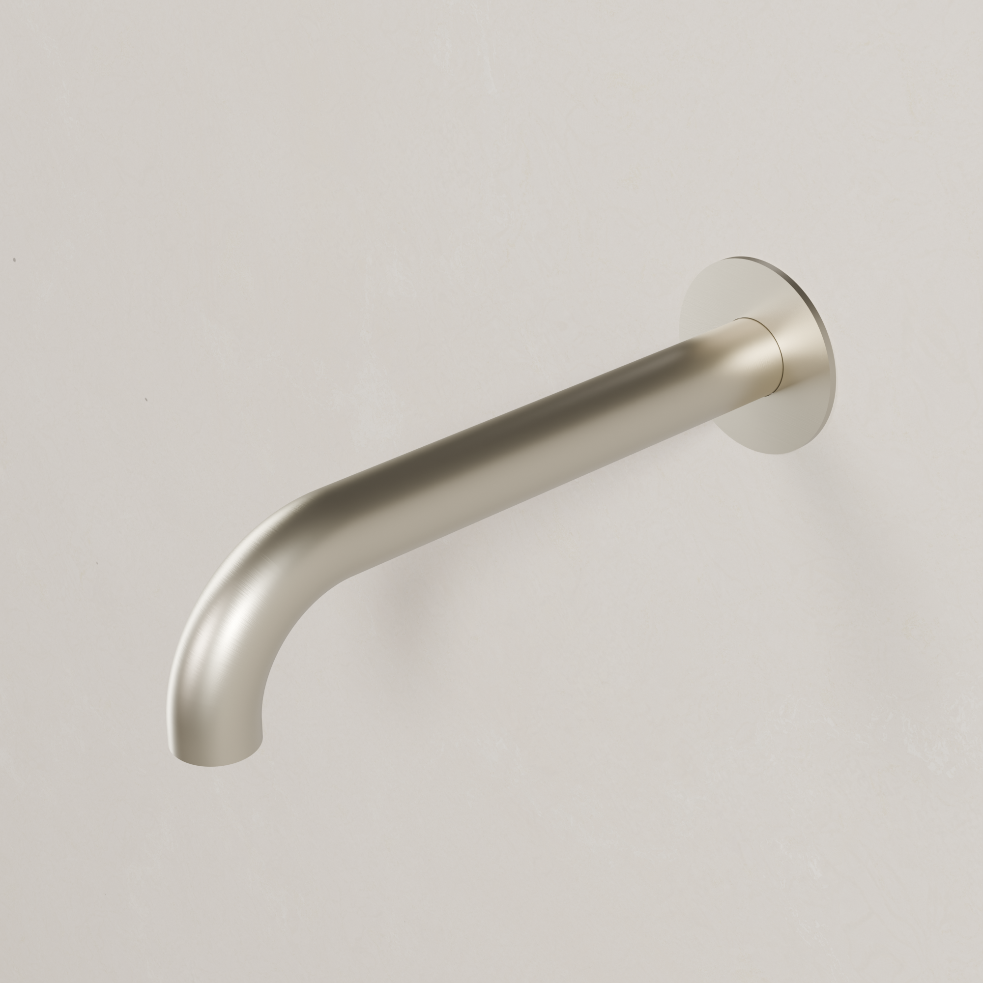 Ovia Milan Bath/Basin Spout in Brushed Nickel (2/3)