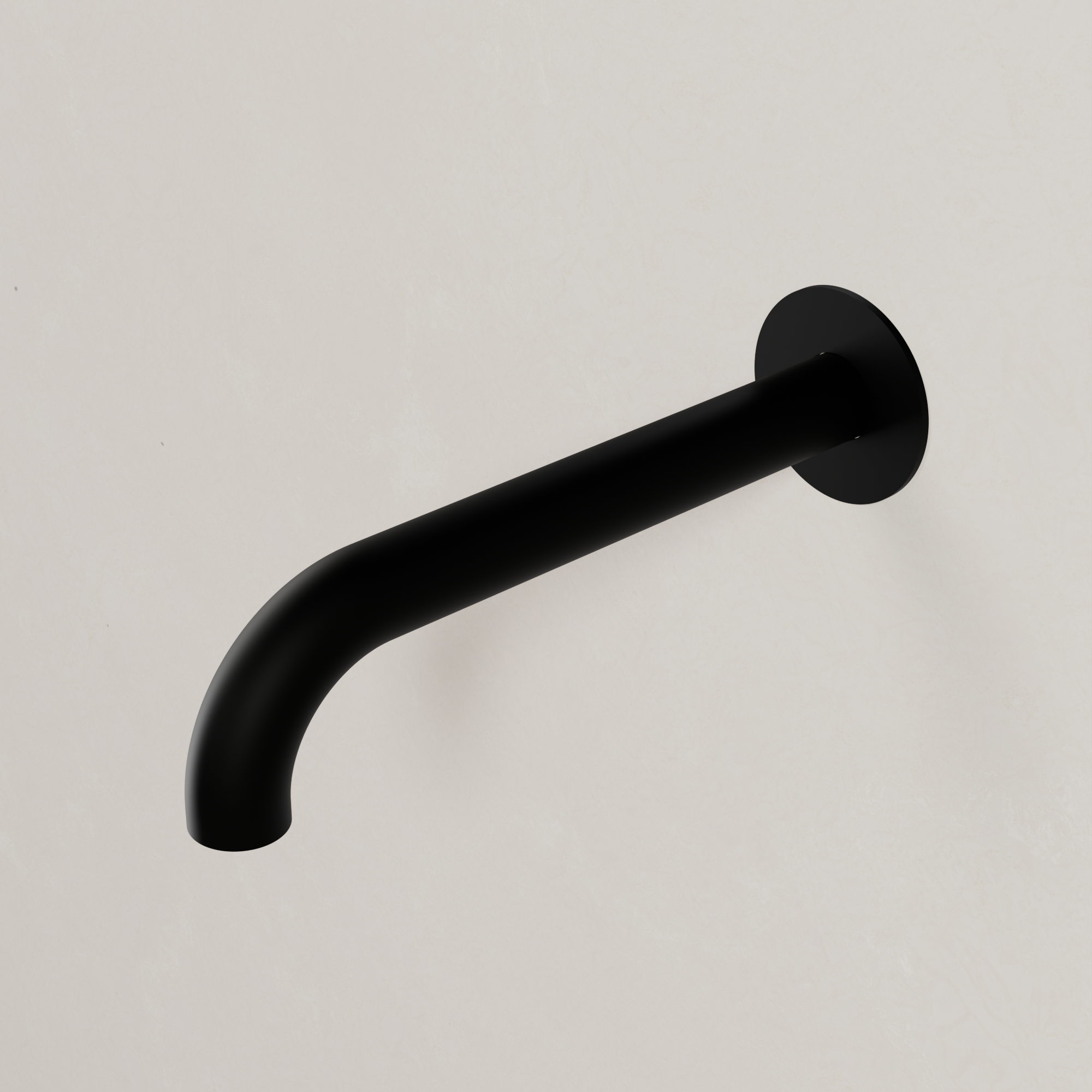 Ovia Milan Bath/Basin Spout in Matte Black (2/3)