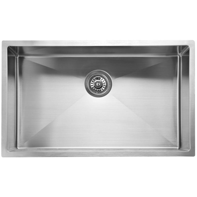 Eden 760x440x200mm Single Bowl Stainless Steel Sink Undermount/Above Mount