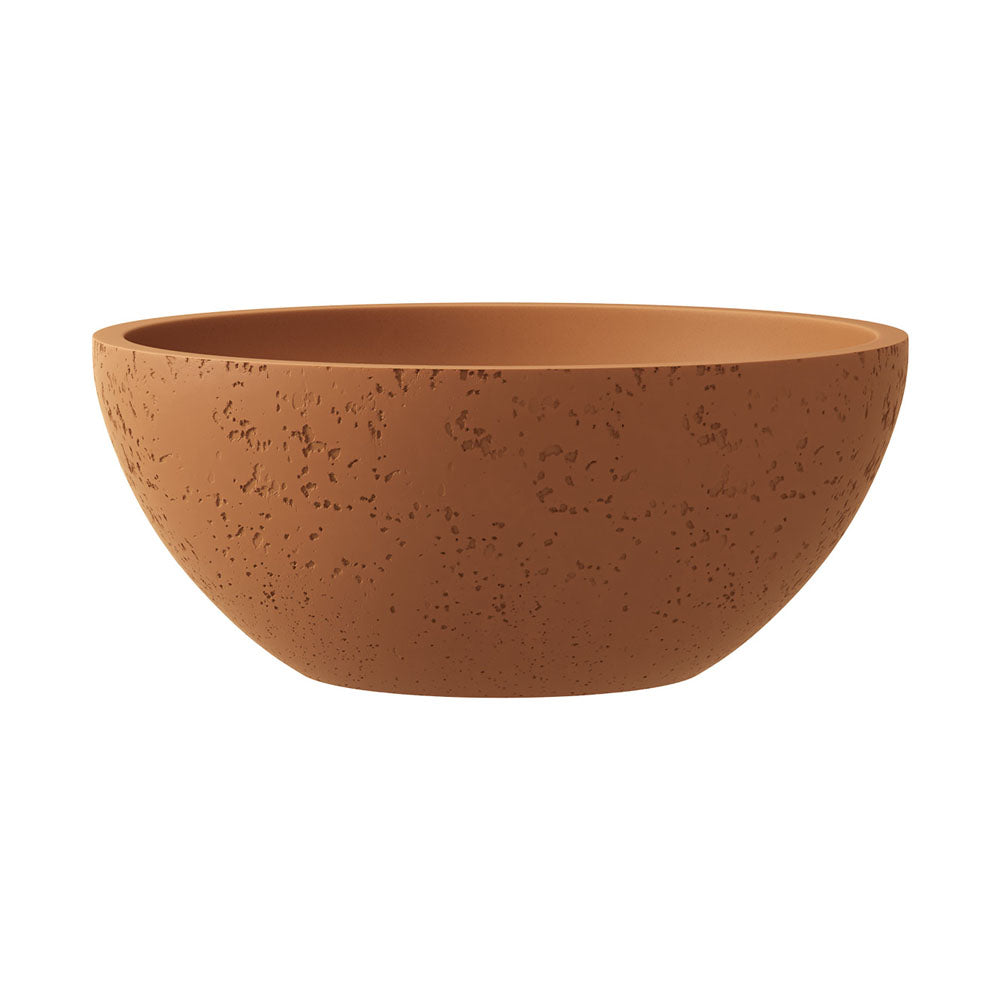 Fienza Alba Round Concrete Above Counter Basin, Tuscan