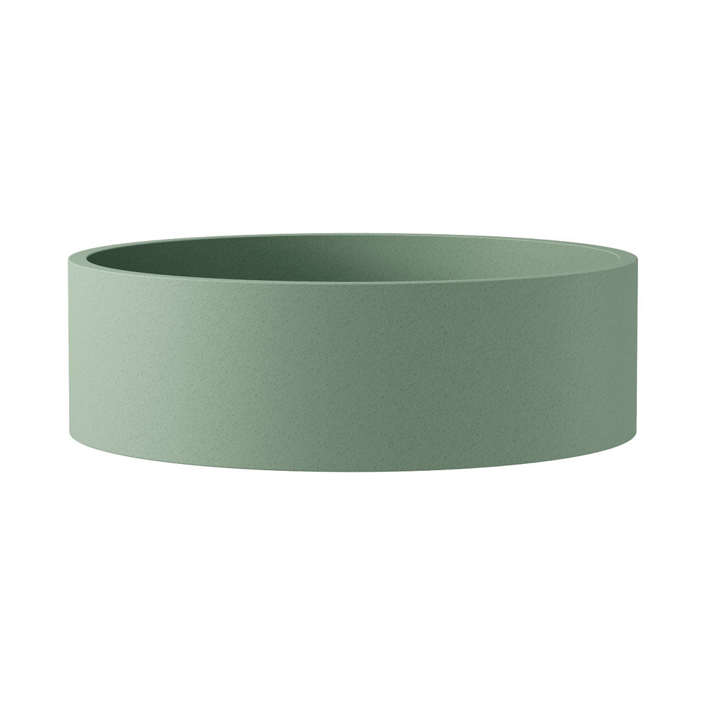 Fienza Jada Round Concrete Above Counter Basin, Sage