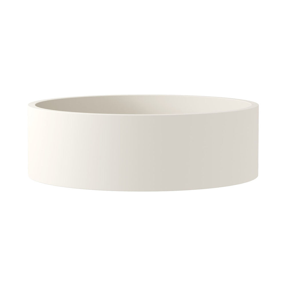 Fienza Jada Round Concrete Above Counter Basin, Warm White