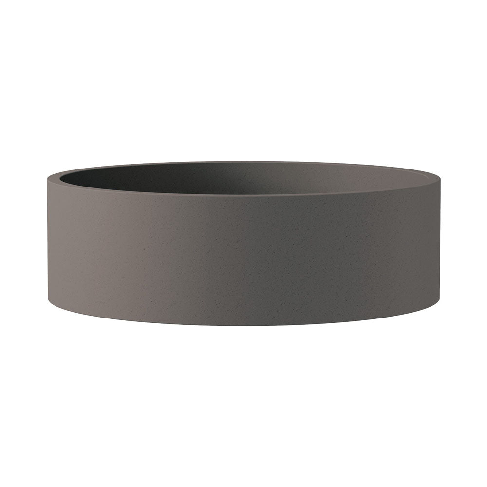 Fienza Jada Round Concrete Above Counter Basin, Warm Grey