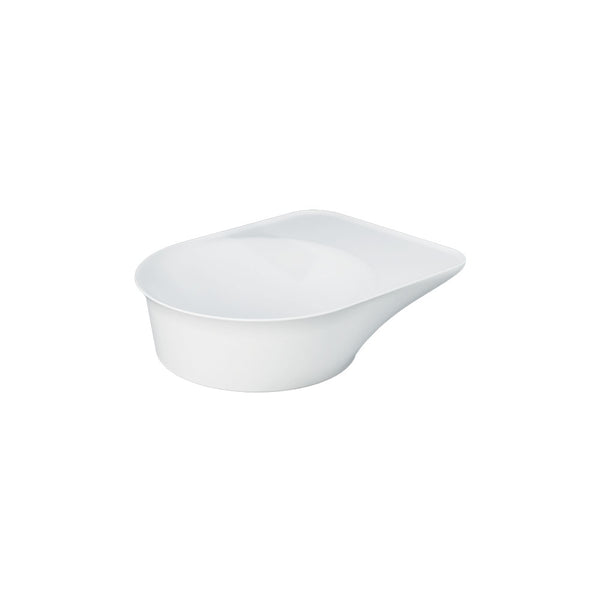 RAK VALET Above Counter Round Bowl Basin 480x360mm No Overflow Matte White