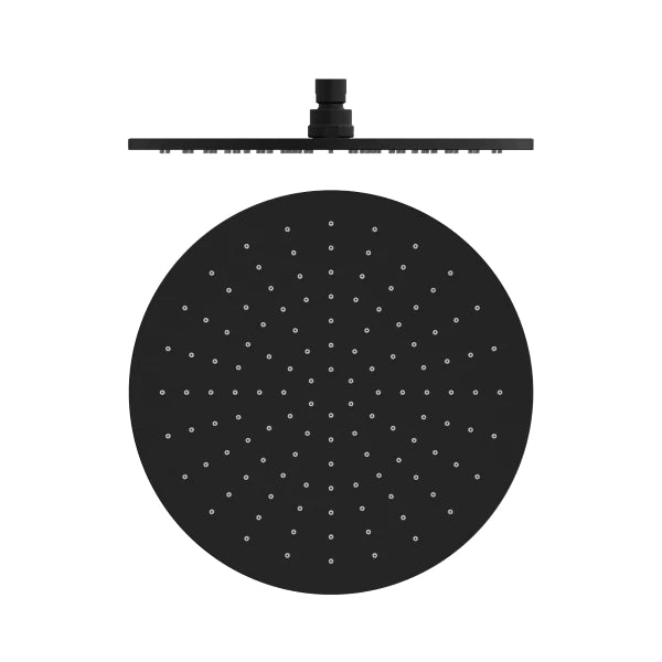 Nero 300mm Round Shower Head Matte Black