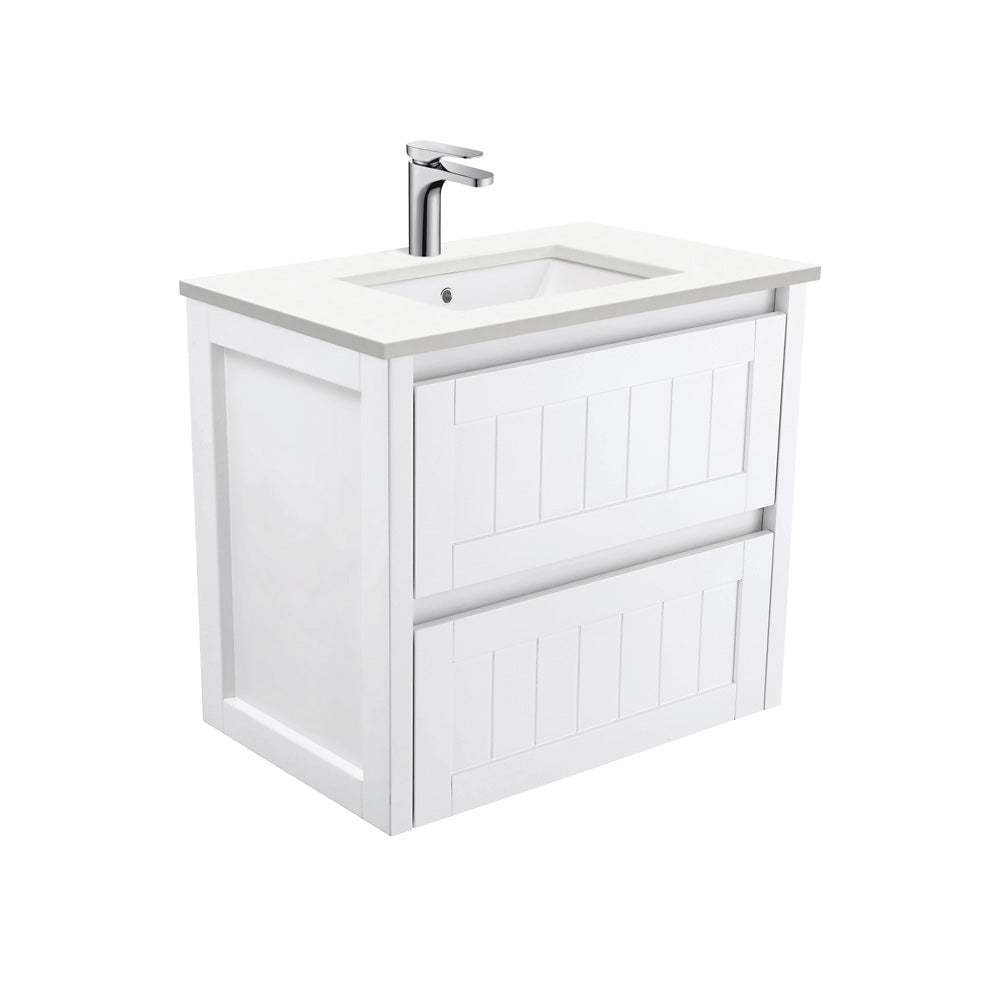 Sarah Crystal Pure Undermount 750 Hampton Wall-Hung Vanity