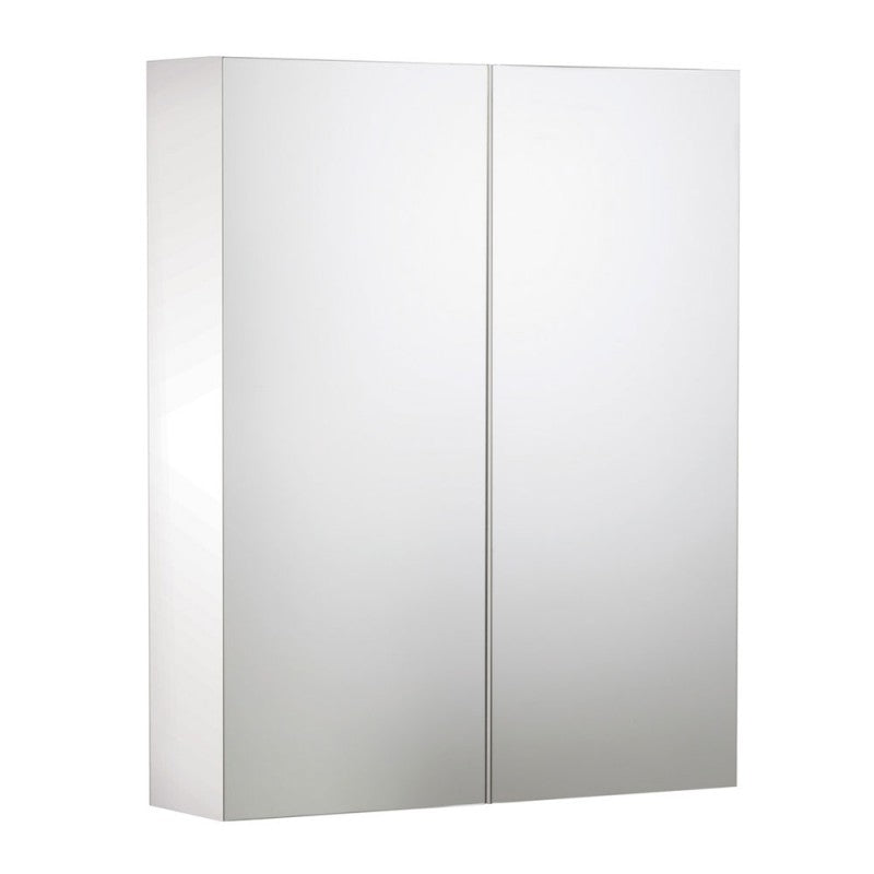 600mm PVC Shaving Cabinet Copper Free White