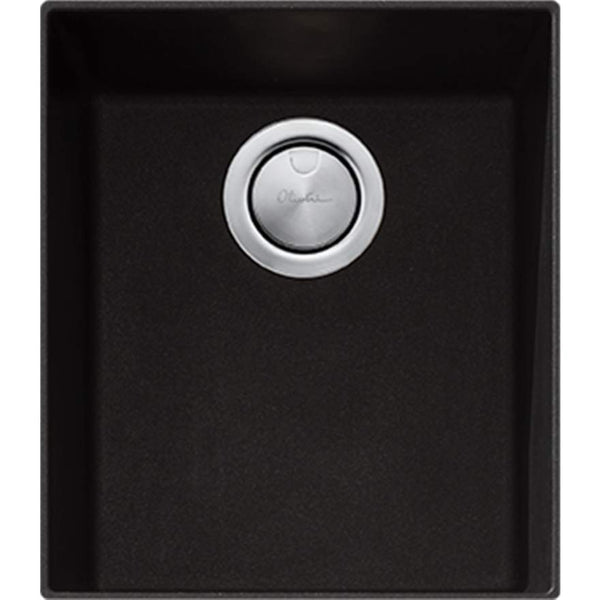 Santorini Black Standard Bowl Undermount Sink