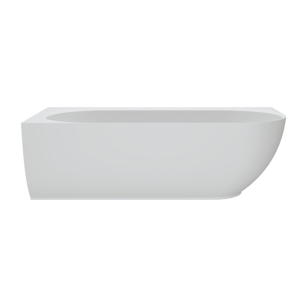 Fienza Matta Right-Hand Solid Surface Corner Bath, 1700mm