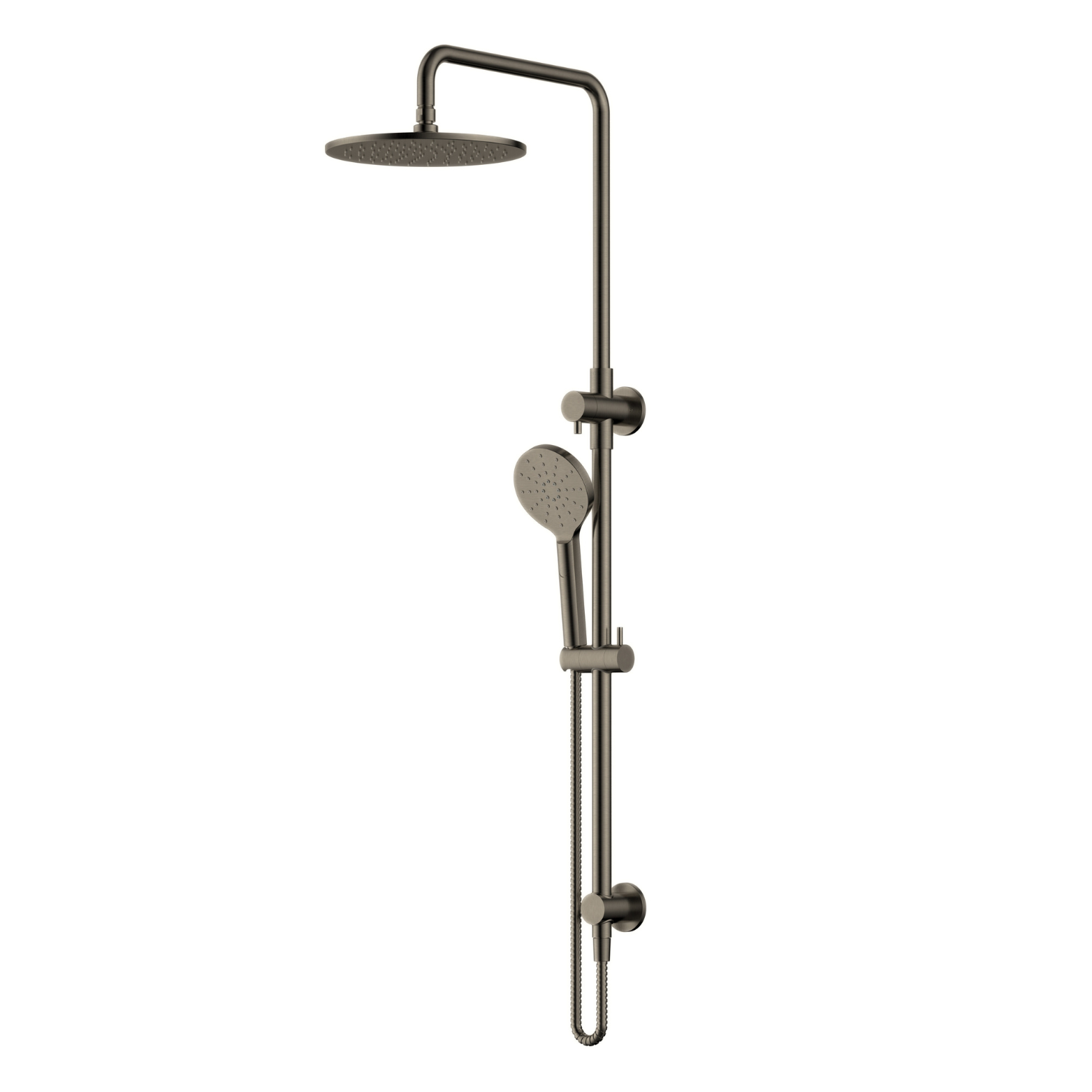 Star Mini 2 in 1 Lux Twin Combination Shower Antique Brass