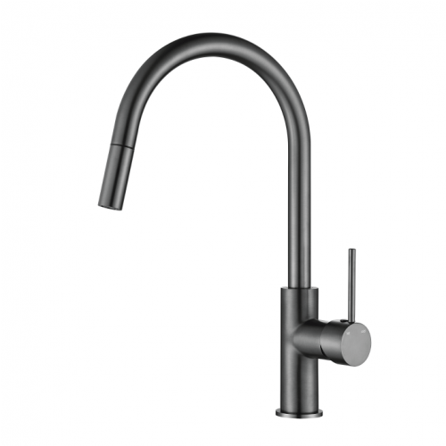 Modern National Star Mini Pull out Kitchen Mixer Gun Metal