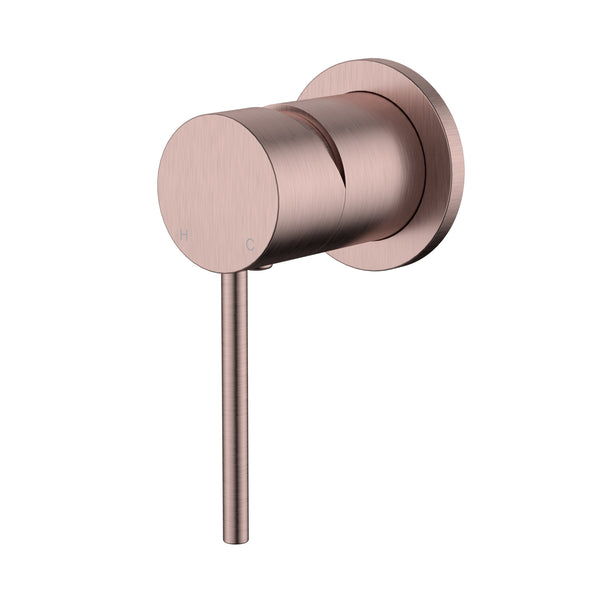 Star Mini Wall Shower Mixer 60mm Dusk Champagne