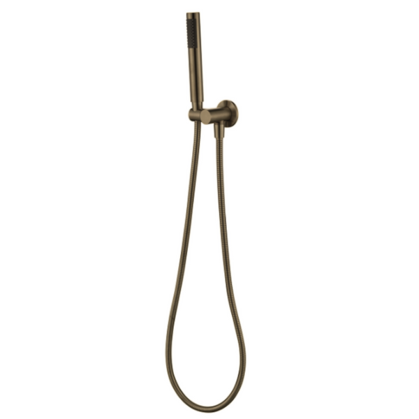 Star Mini Hand Shower On Bracket Antique Brass