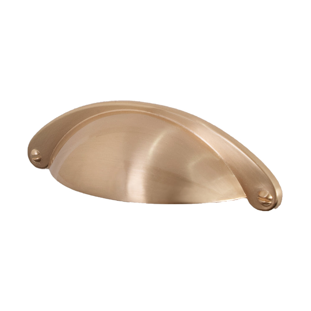 ADP Seashell 64cc Cabinet Handle Brushed Brass