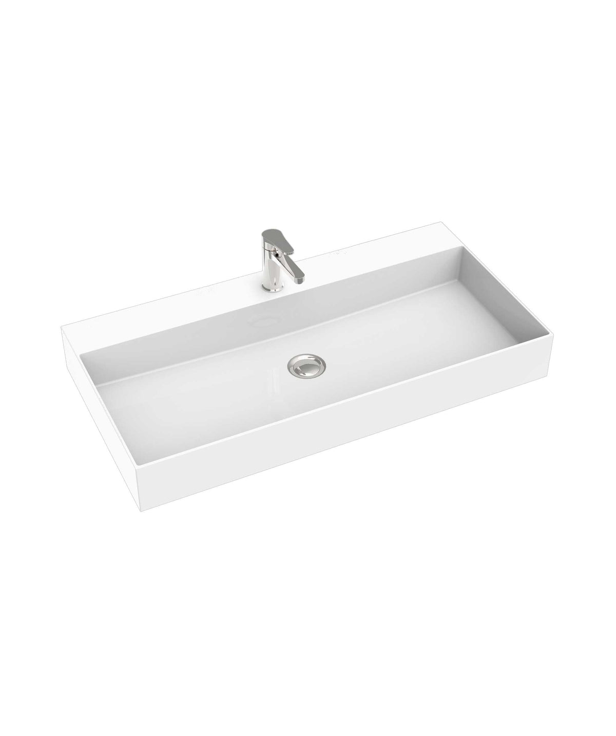 Seima Tavi 805 Above Counter Marstone Basin - White Matte