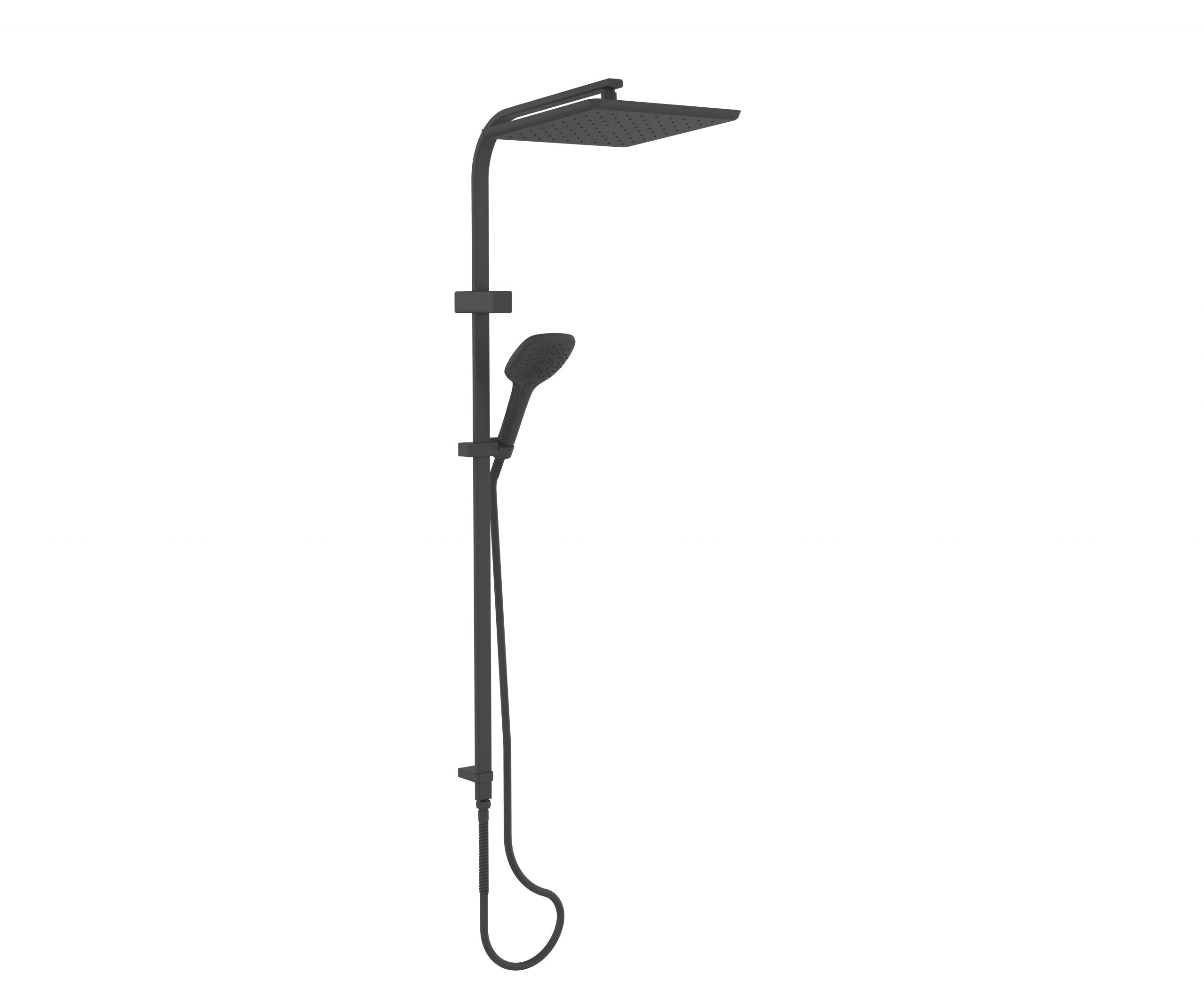 Greens Skyla AirFlo™ Twin Rail Shower Gunmetal