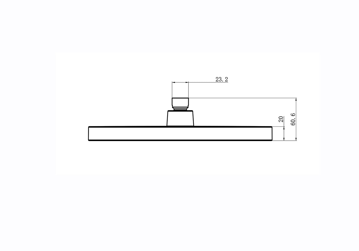 Linkware The Gabe Bush Shower Head Gun Metal
