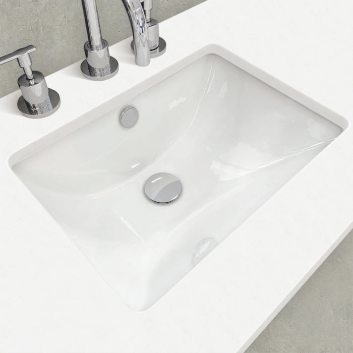 Sarah Crystal Pure Undermount 900 Amato Satin White Wall-Hung Vanity