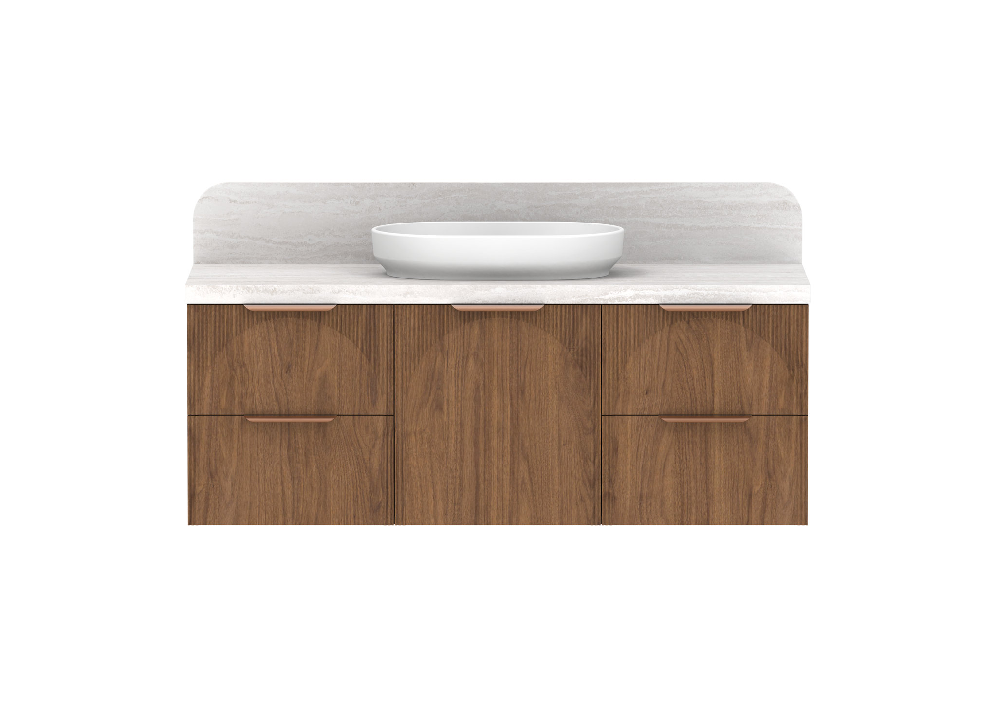 VB Render - 1350mm Centre Bowl (Door & Drawer)