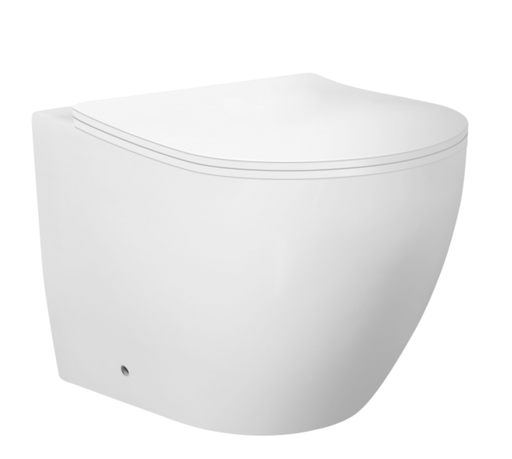 Venus Wall Faced Rimless In-Wall Toilet Suite