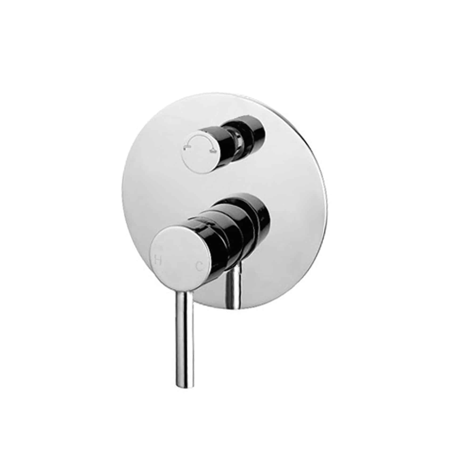 Nero DOLCE SHOWER MIXER WITH DIVERTER Chrome