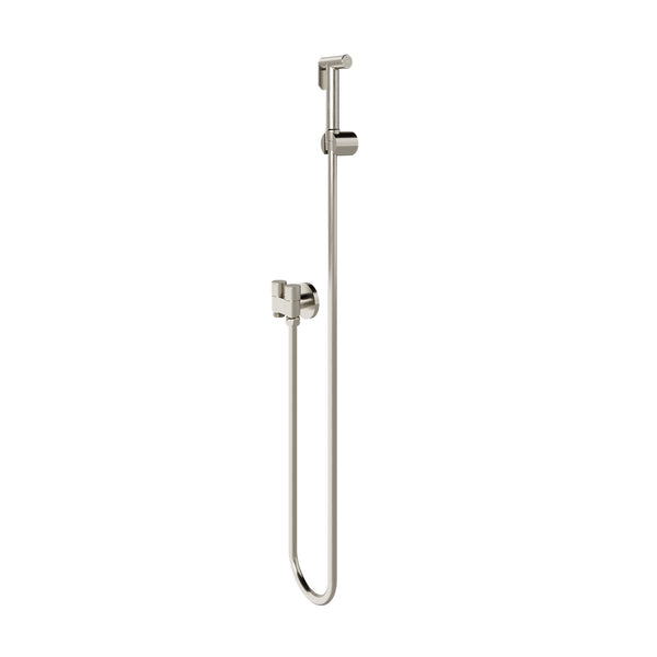 Linsol Brushed Nickel Zarah Bidet Douche Spray with Dual Controller
