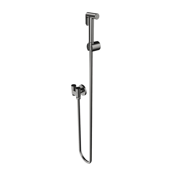 Linsol Gun Metal Zarah Bidet Douche Spray with Dual Controller