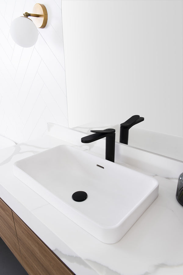 ADP Zeya Solid Surface Semi Inset Basin
