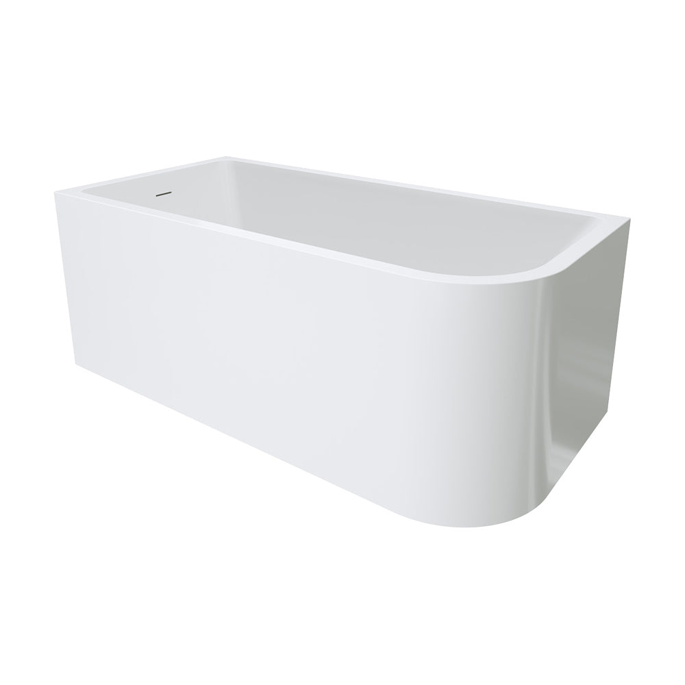 Ovia Zurich 1500mm Gloss White Left-Hand Multi-fit, Corner Bath/ Back-to-Wall Bath/ Freestanding Bath