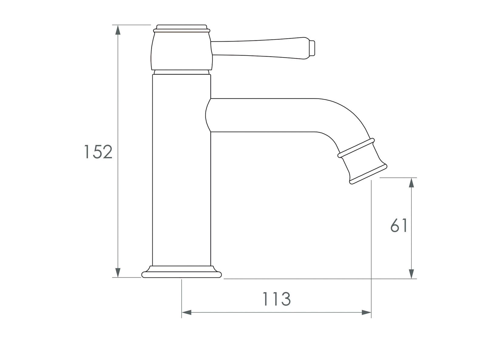 ADP Eternal Basin Mixer Brushed Brass
