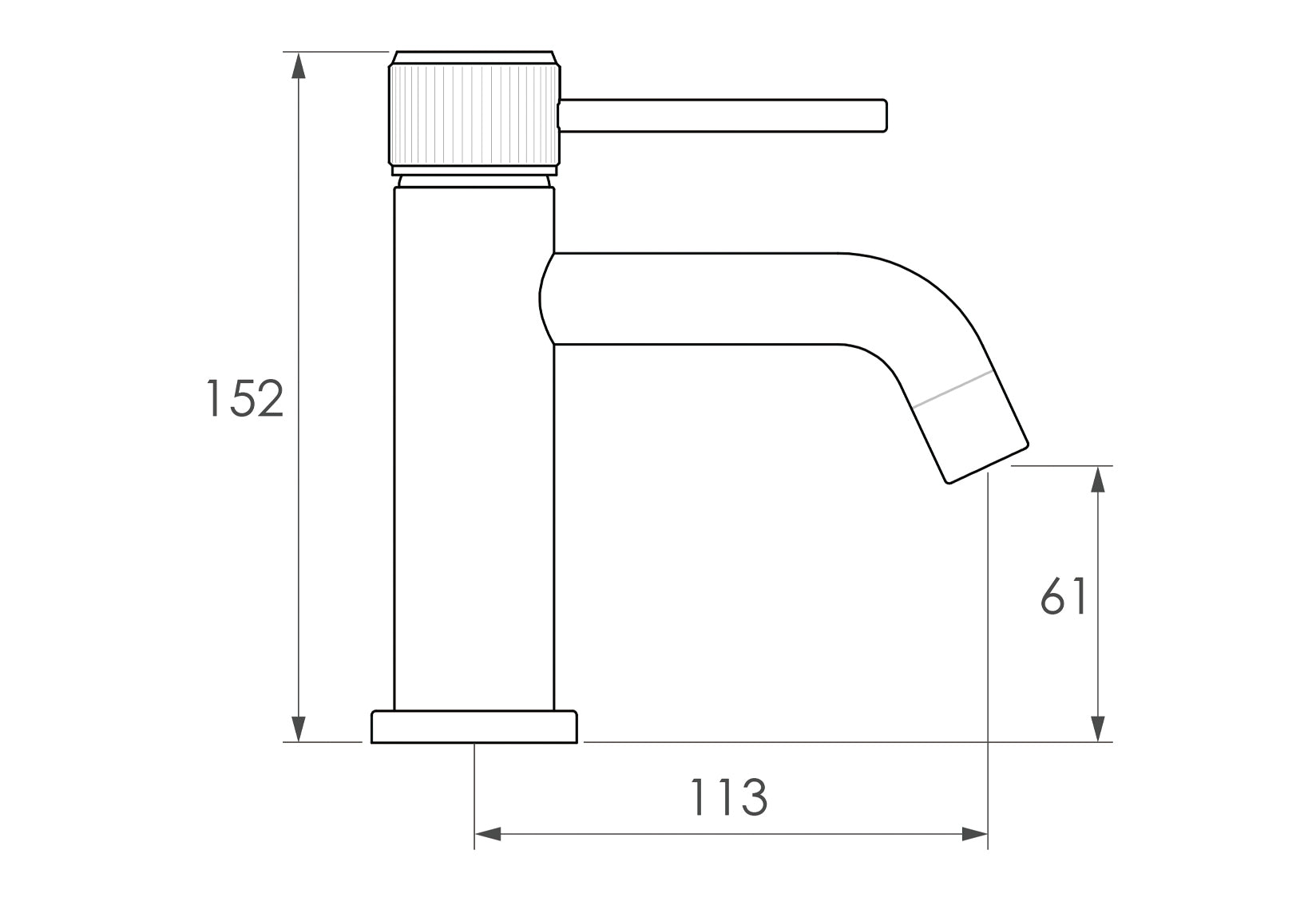 ADP Soul Groove Basin Mixer Brushed Copper