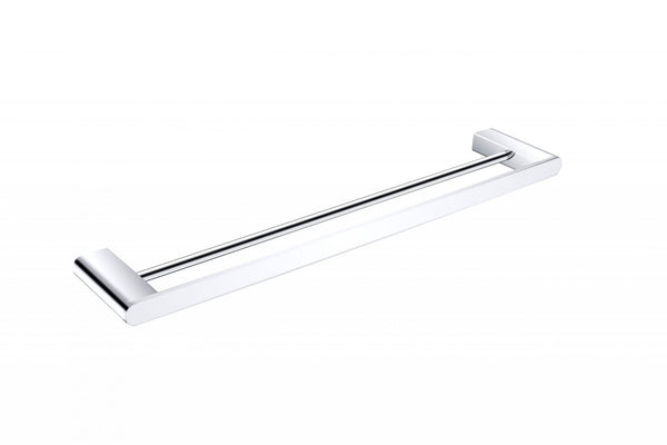 Nero Bianca Double Towel Rail 600mm Chrome