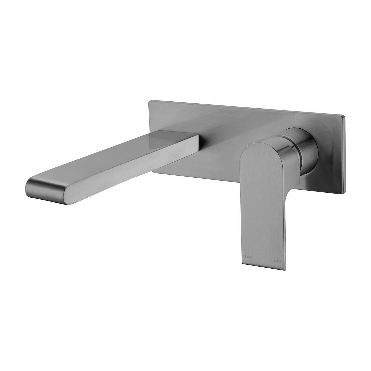 Nero Bianca Wall Basin Mixer Gun Metal Grey
